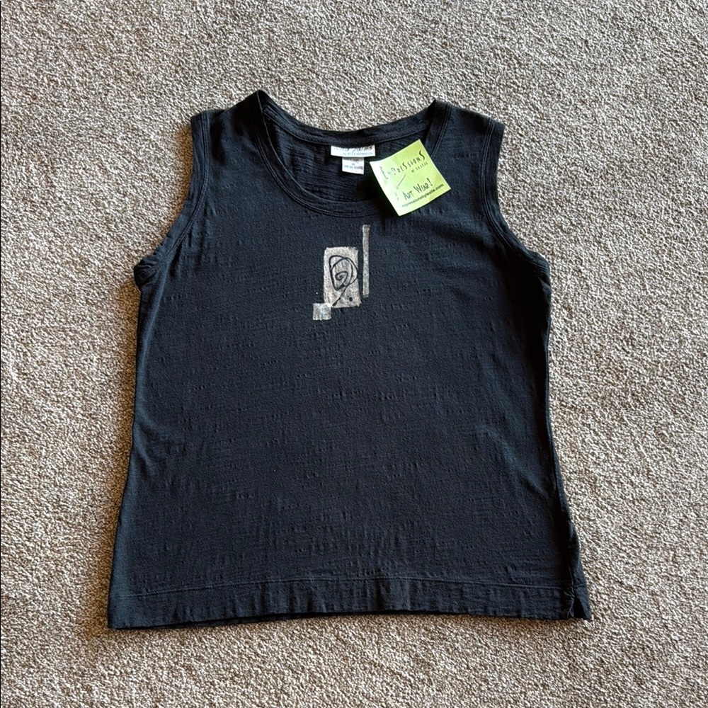 Classic Black Tank Top Sleeveless Versatile